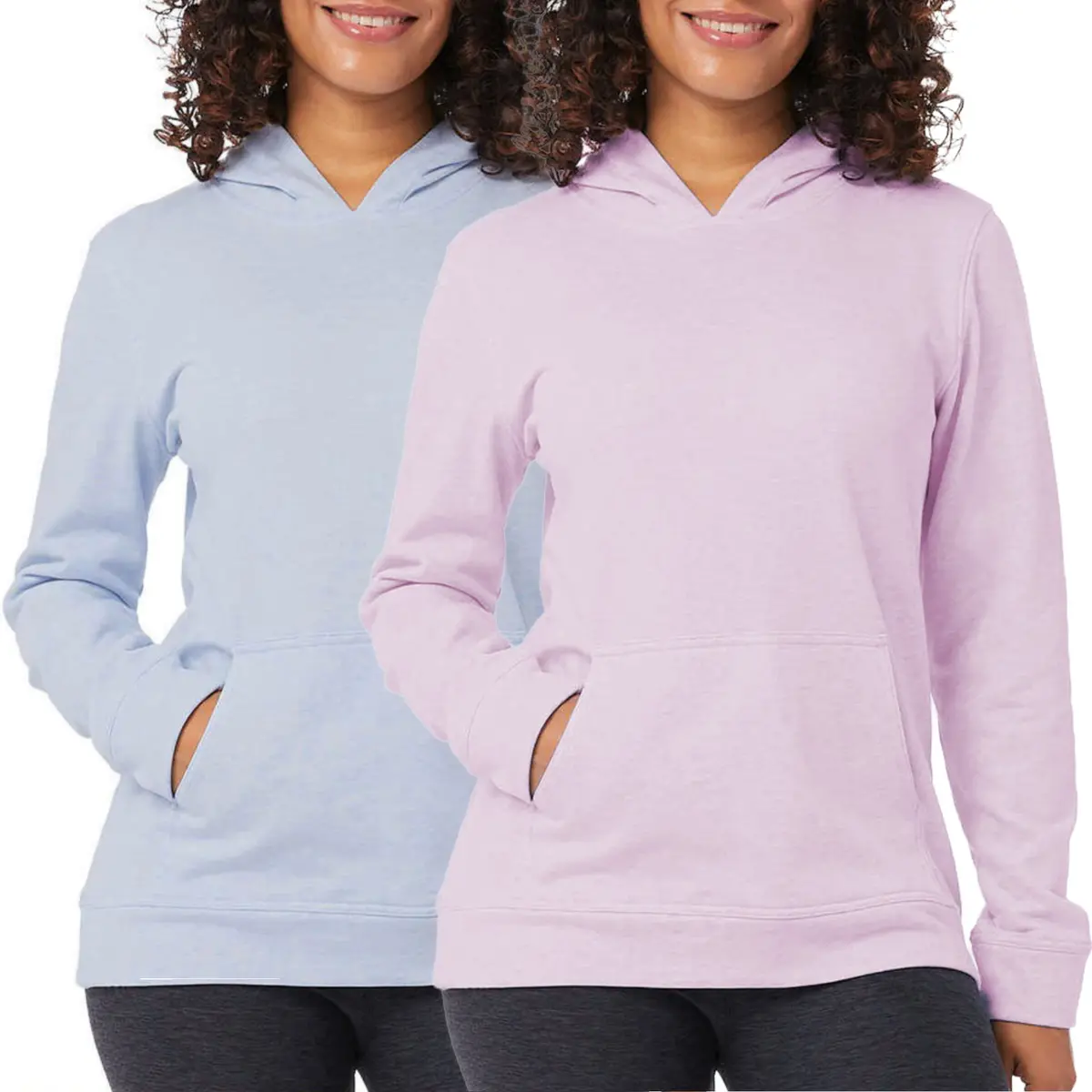 32 Degrees Lightweight Cotton Pullover Kangaroo Pocket Hoodie 1