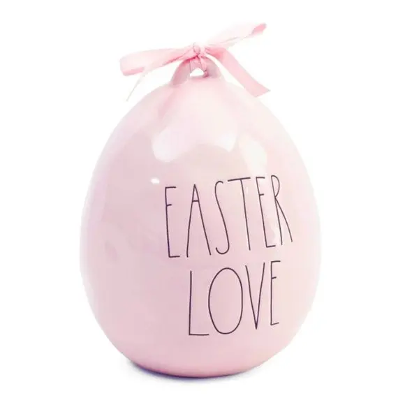 Rae Dunn 9.5In Ceramic Easter Love Egg 1