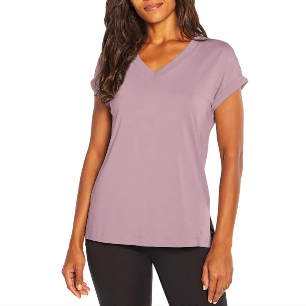 Banana Republic Women's Soft Jersey V-Neck Top T-Shirt 1