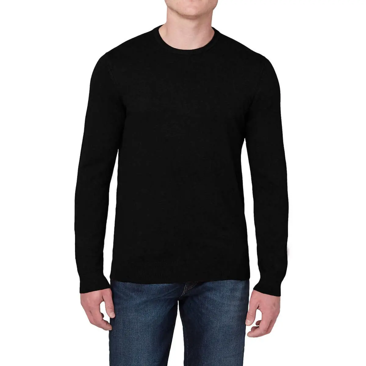 Buffalo David Bitton Men’S Crew Neck Soft Knit Mid-Weight Pullover Sweater 1
