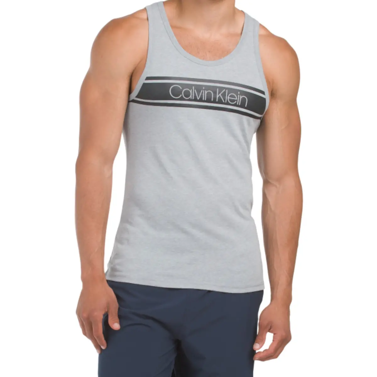 Calvin Klein Men's Vibration Logo Graphic Print Casual Active Tank Top 1