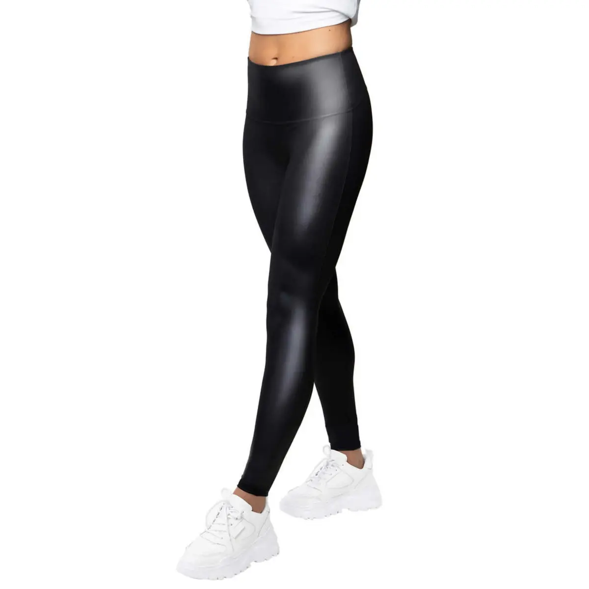 Jane And Bleecker Women's High Rise Soft Faux Leather Leggings 1