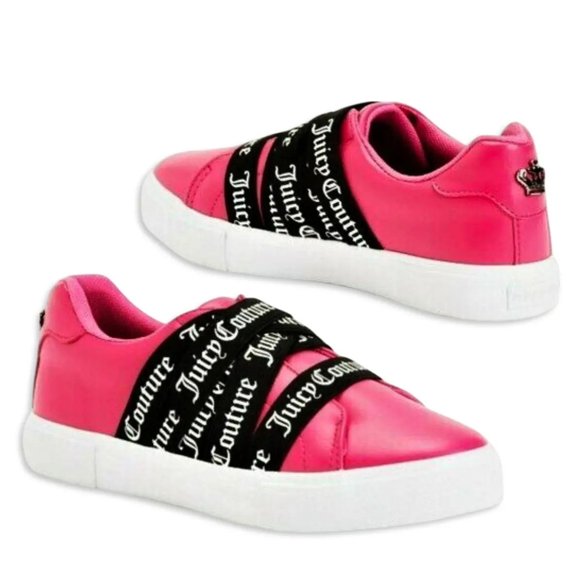 Juicy Couture Women's Logo Strap Slip On Comfort Shoes Fashion Sneakers 1