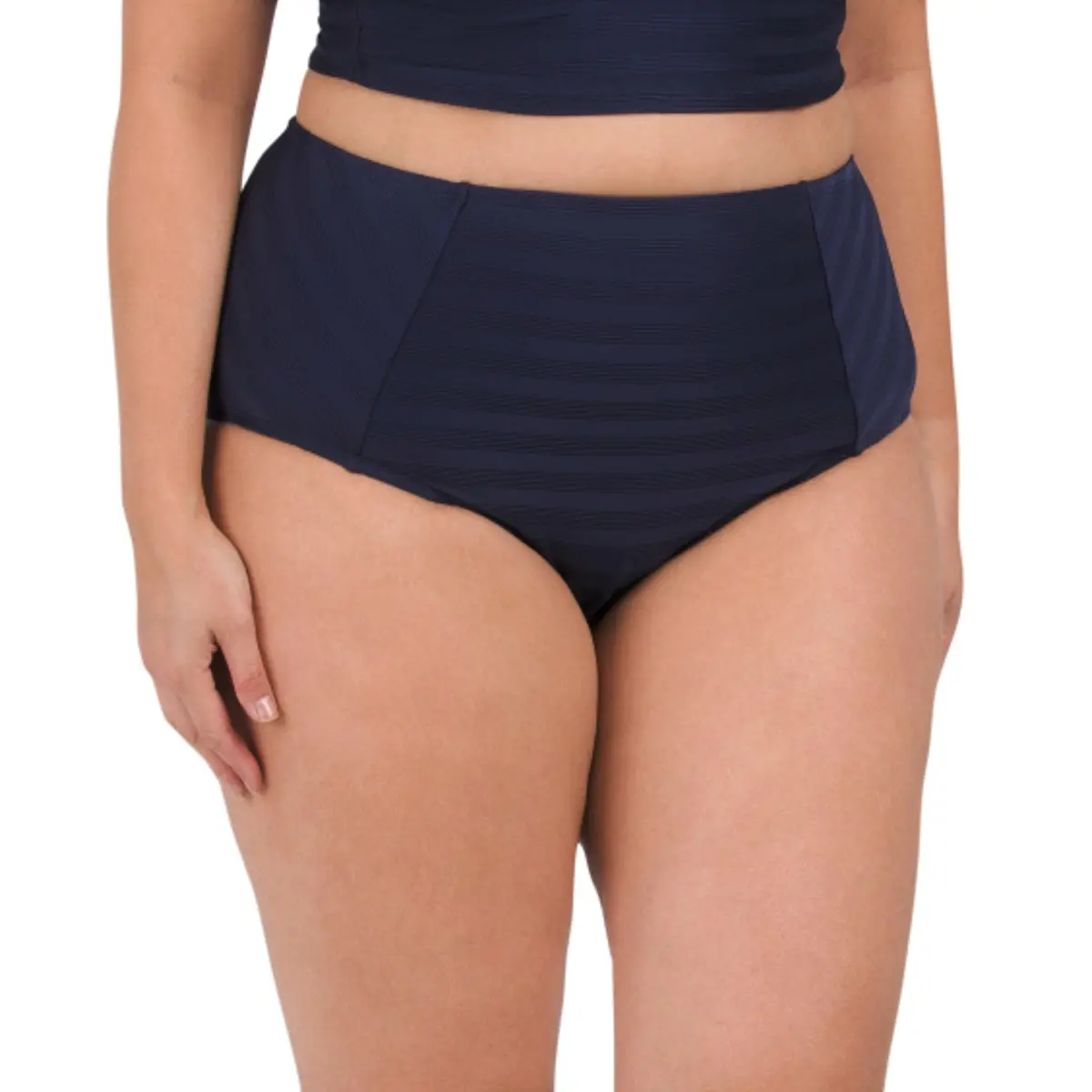 La Blanca Women's Plus Linea Costa Textured Swim Bikini Bottom 1