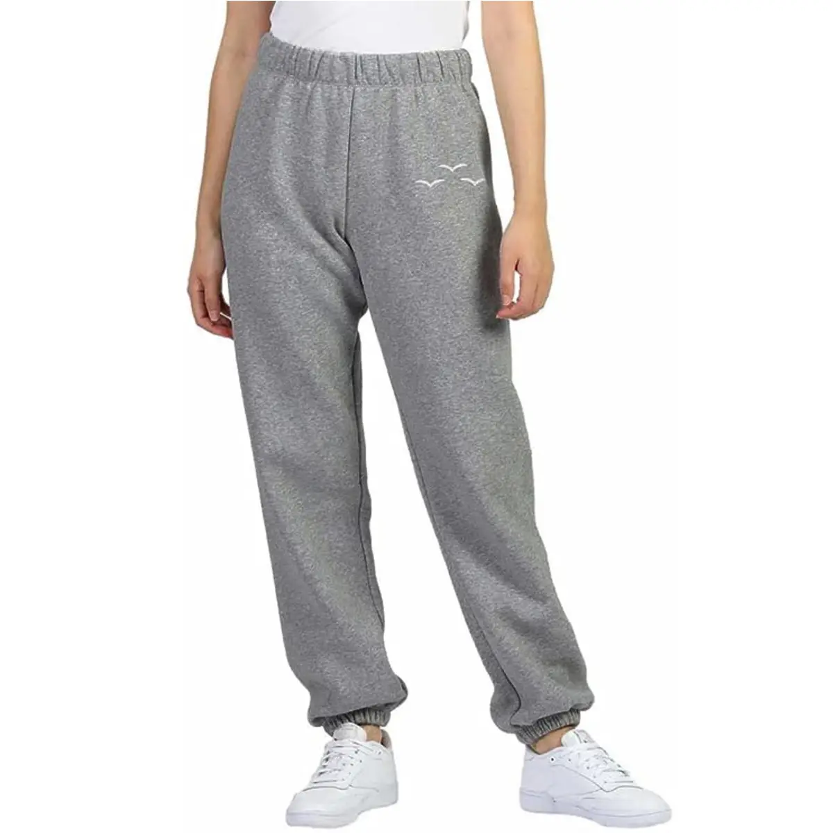 Lazypants Women's High Rise Elastic At Waistband Velour Fleece Active Joggers 1