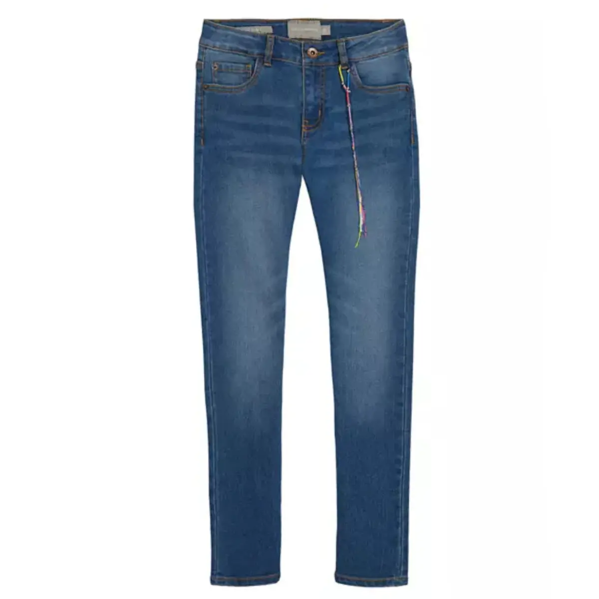Lucky Brand Girls 7-16 Youth Zoe 5-Pocket Skinny Fit Stretch Angela Denim Jeans 1
