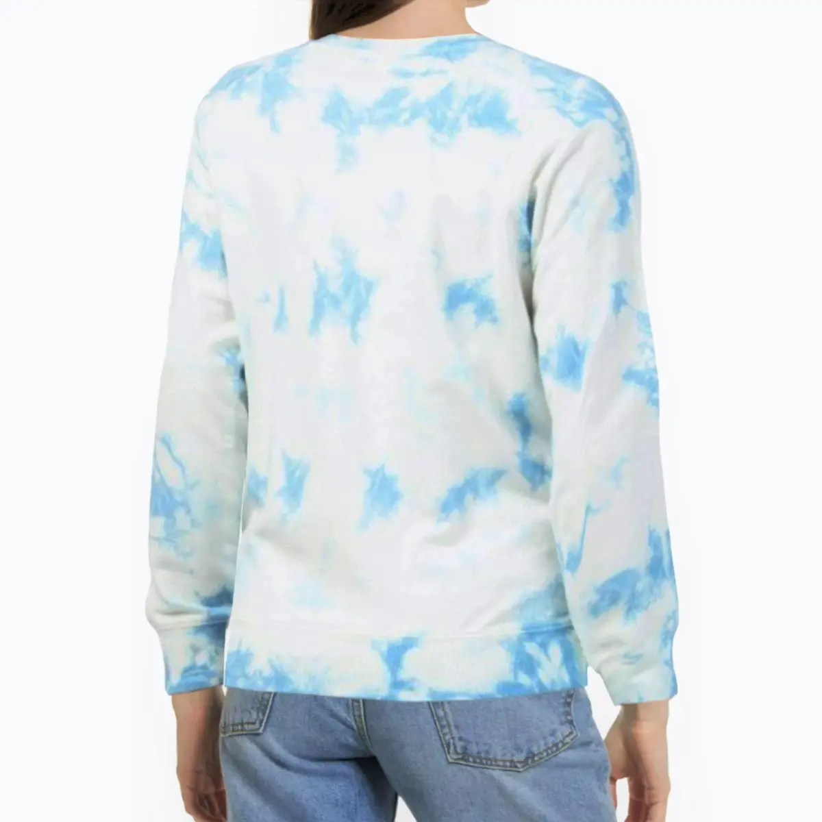 Lucky Brand Women's Tie Dye Print Soft Cotton Casual Sweatshirt Top 2