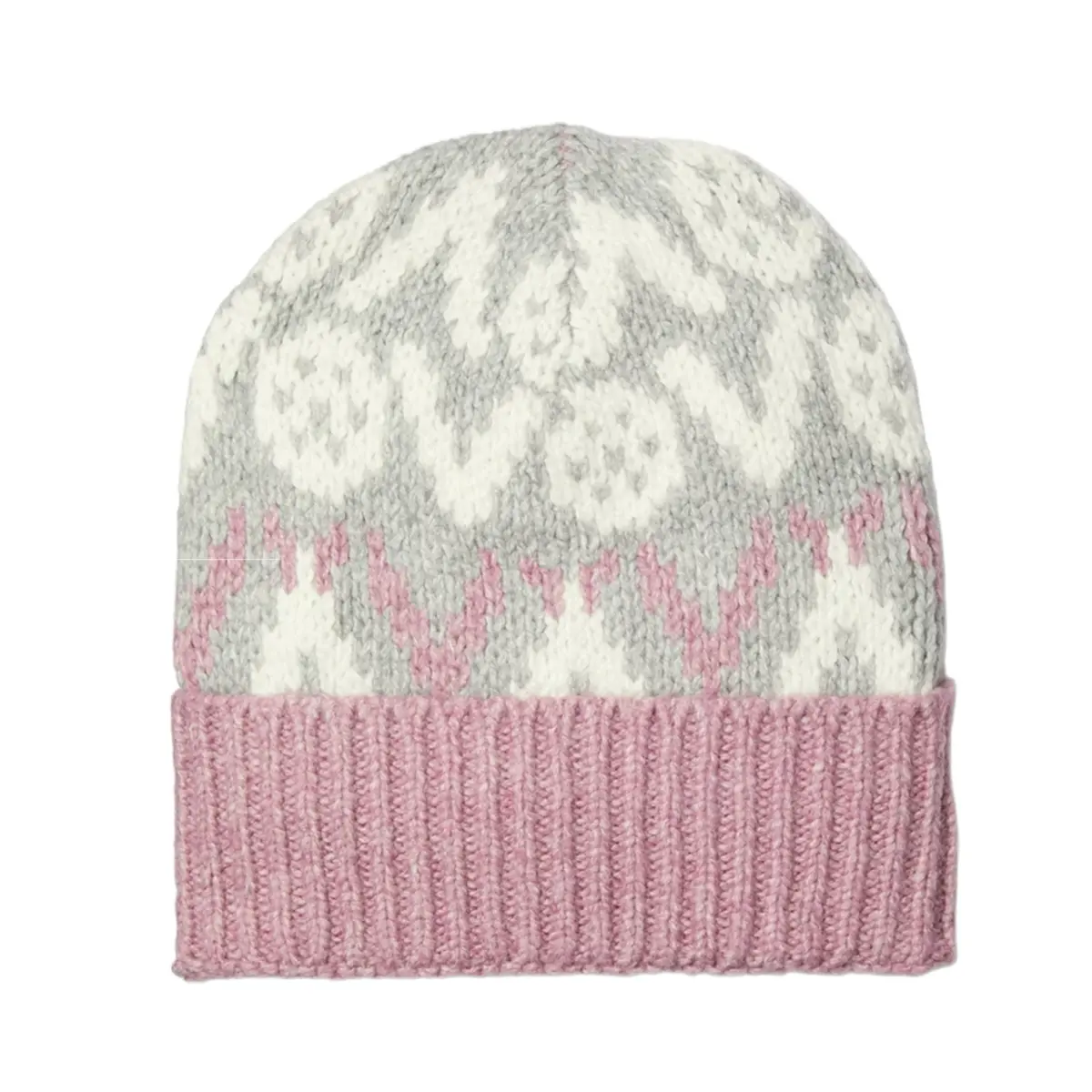Lucky Brand Women's Fair Isle Soft Knit Beanie Winter Hat 1