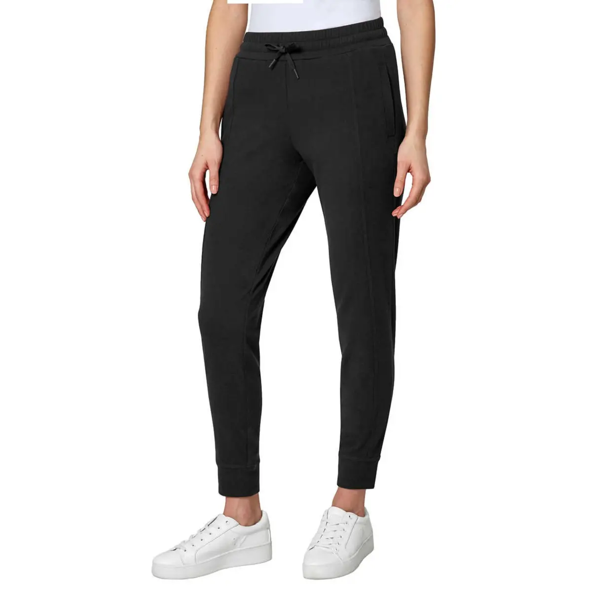 Mondetta Women's High Waist Active Pants Side Pockets Soft Fleece Joggers 1