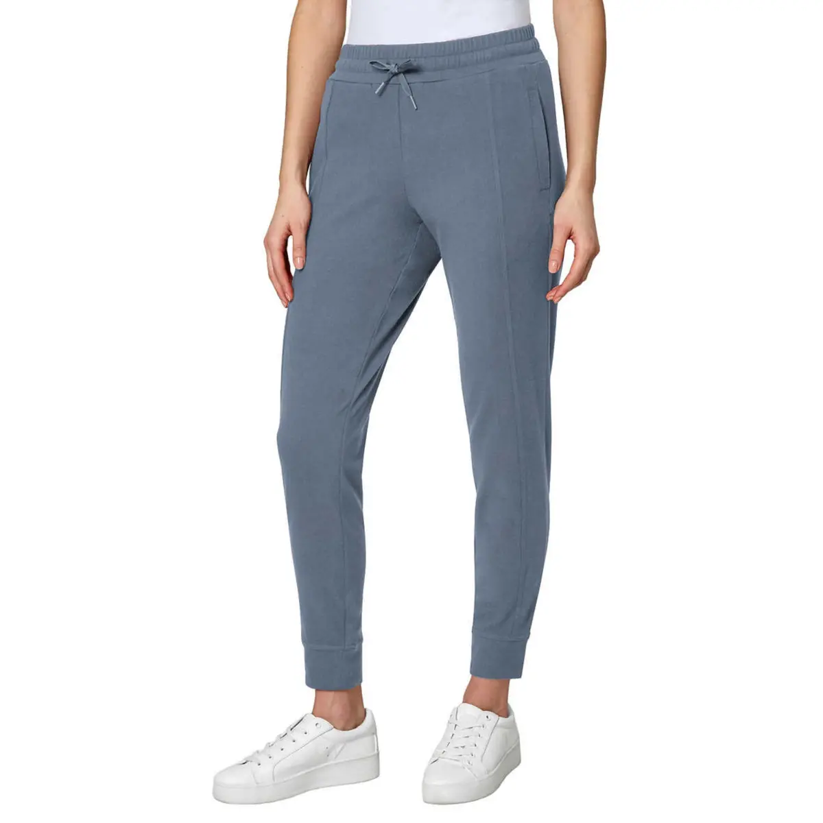 Mondetta Women's High Waist Active Pants Side Pockets Soft Fleece Joggers 1