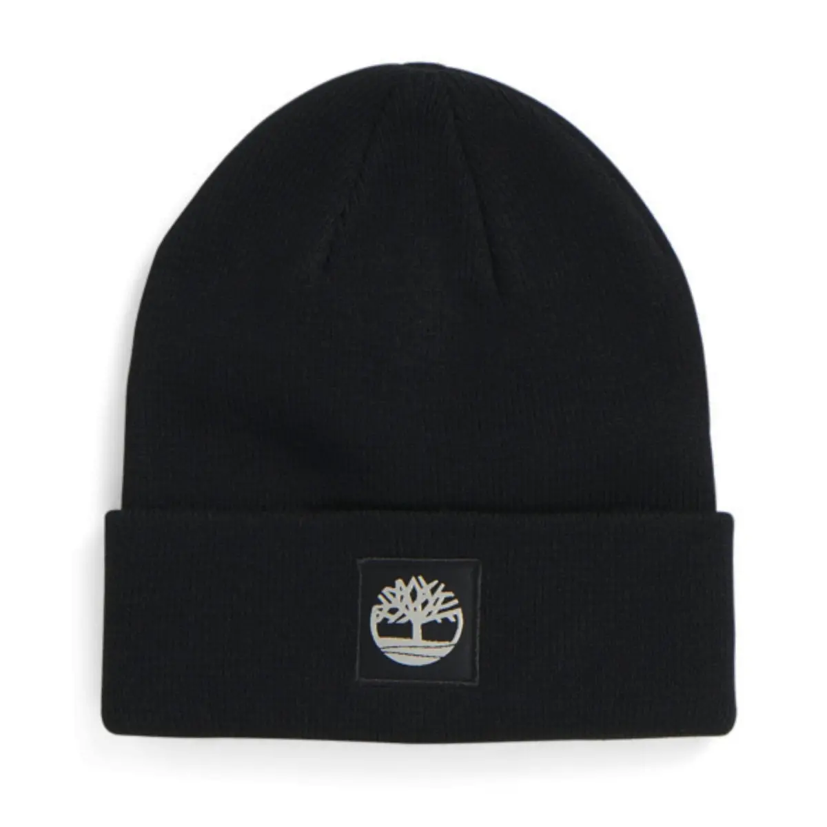 Timberland Men's Unisex Tonal Logo Patch Cuffed Beanie Winter Hat 1
