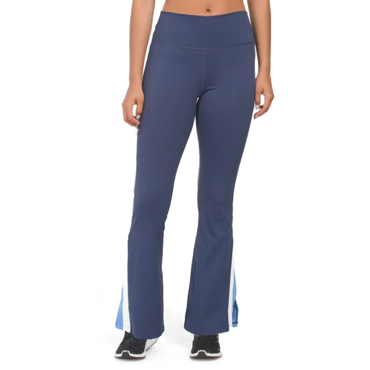 Wilo Women's High Rise Split Hem Leggings Active Flare Pants 1