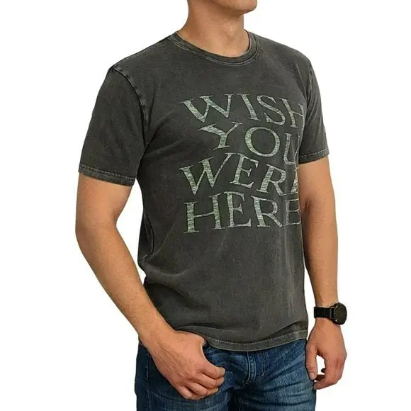 Lucky Brand Men's Pink Floyd Wish You Were Here Graphic Print Cotton T-Shirt 1