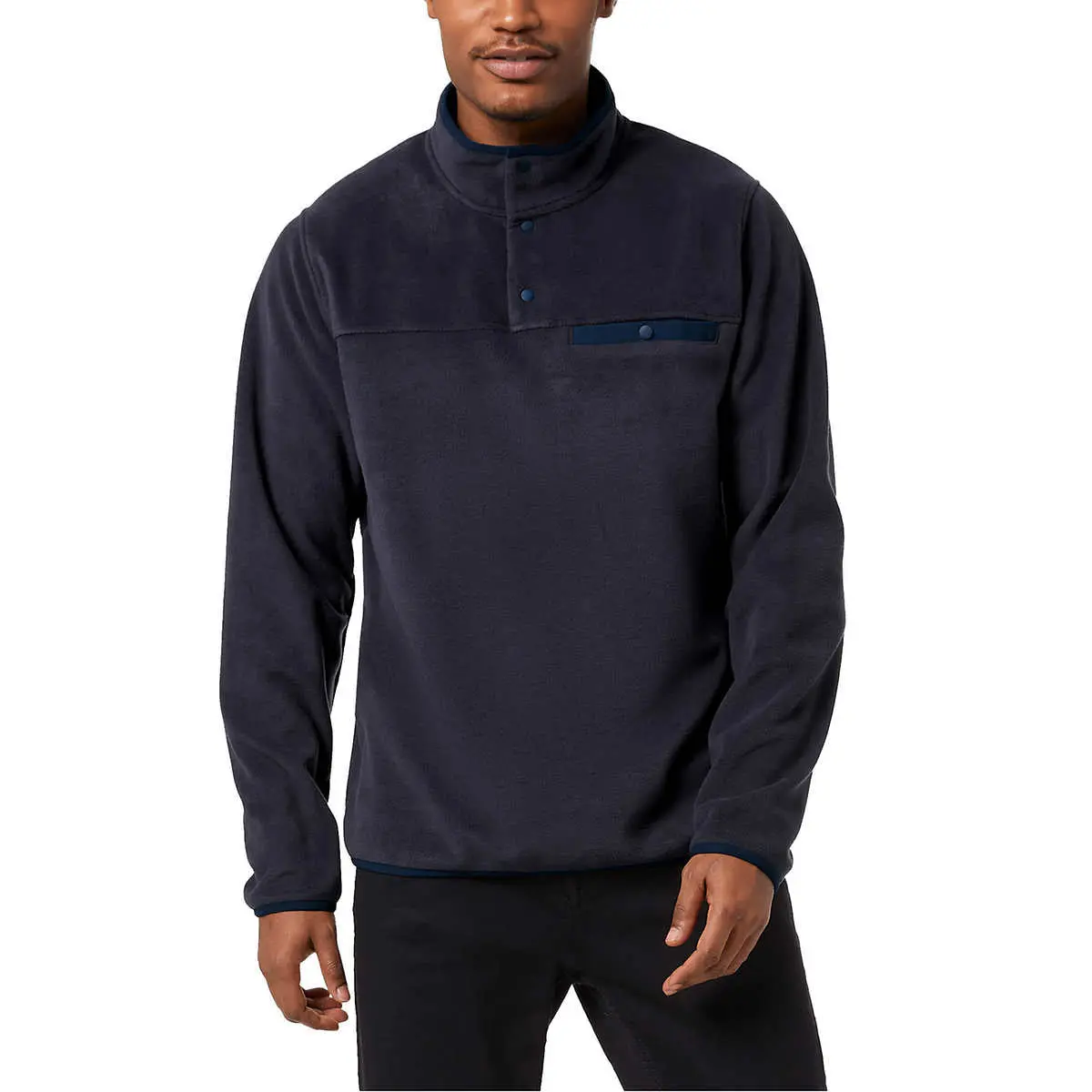 32 Degrees Men’S Quater Snap Soft Fleece Sweatshirt Casual Pullover Top 1