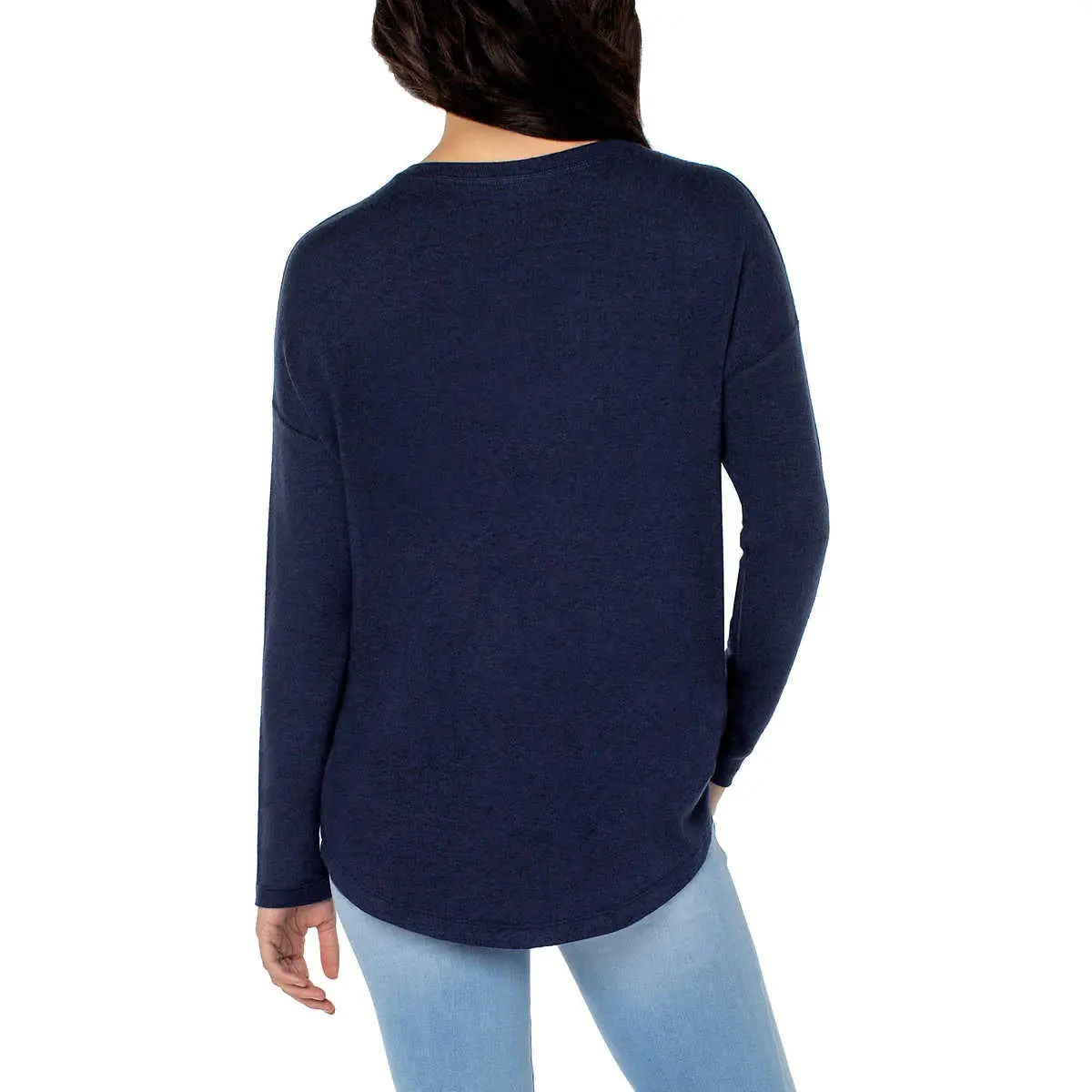 Well Worn Women's Ultra Soft V-Neck Lightweight Knit Sweater Relaxed Fit Top 3