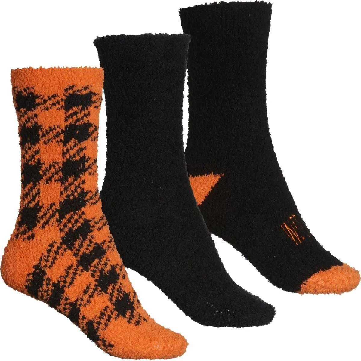 Rae Dunn Women's 3-Pack Soft Plush Halloween Witch Cozy Crew Socks 1
